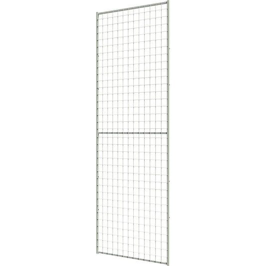 X-STORE 2.0 partition system, wall section, height 2200 mm, width 800 mm.