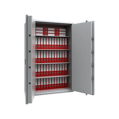Security cupboard, VdS class II, LFS 30 P, HxWxD 1806 x 1200 x 600 mm.