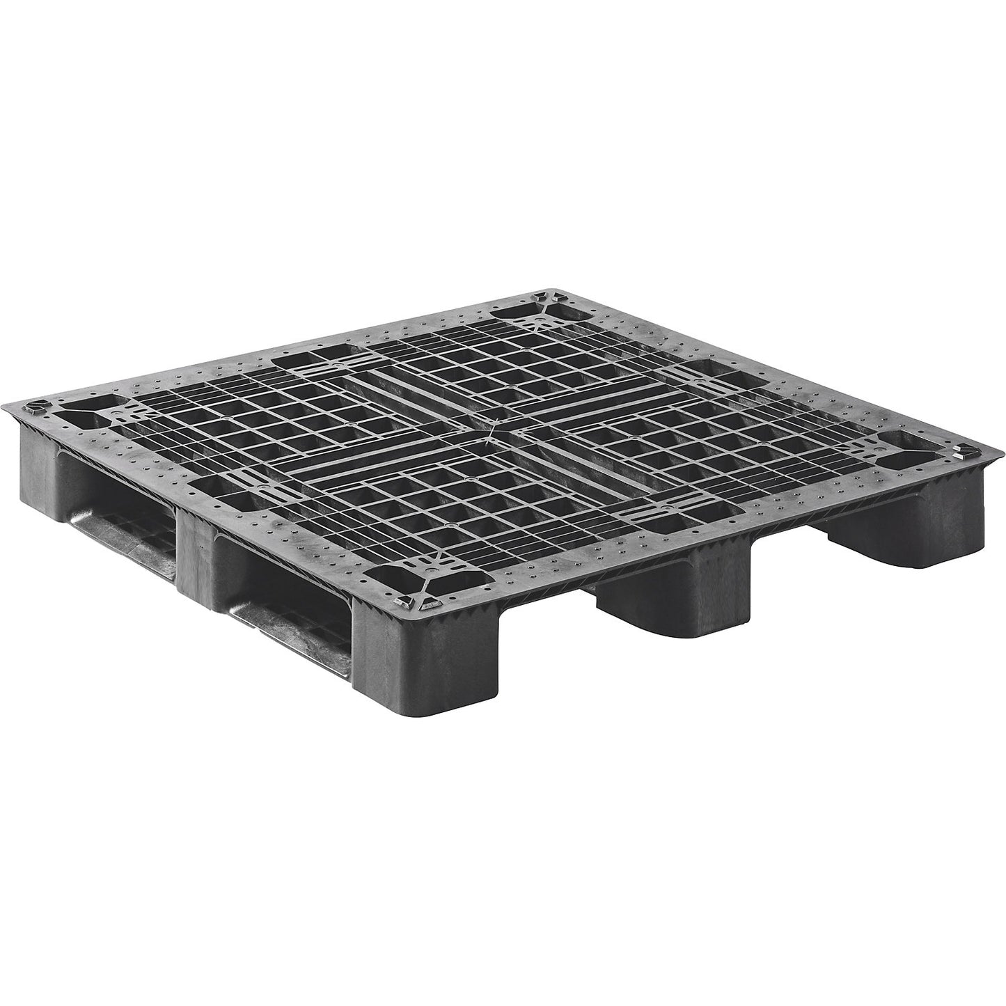 Chemical industry pallet, pack of 5, LxWxH 1140 x 1140 x 150 mm, 3 runners.