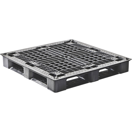 Chemical industry pallet, pack of 5, LxWxH 1140 x 1140 x 150 mm, 6 runners.