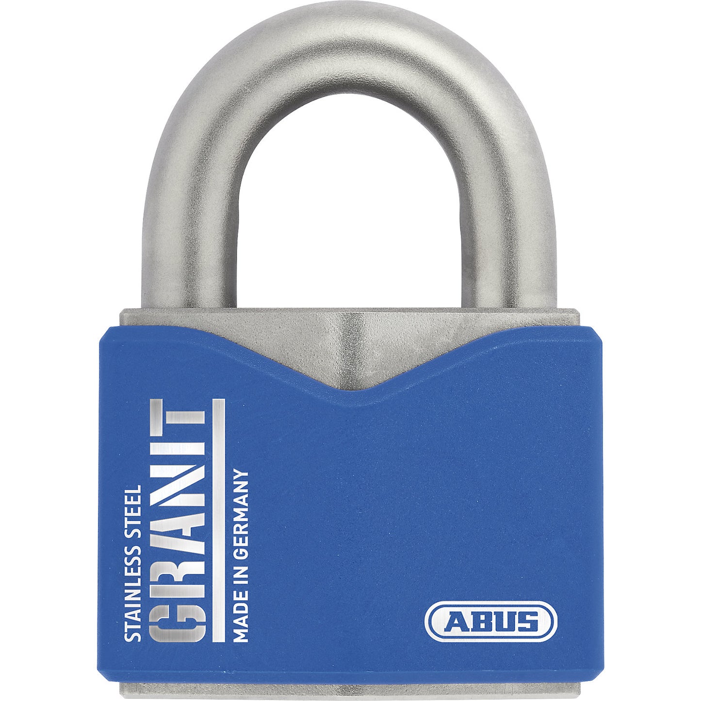 GRANIT™ padlock, stainless steel, 37ST/55 B/DFNLI, pack of 2, blue.