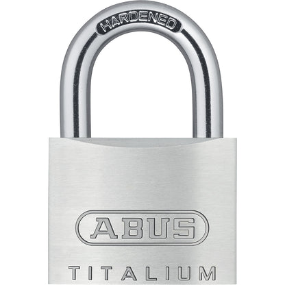 Cylinder padlock, 54TI/40 lock tag, pack of 12, silver.