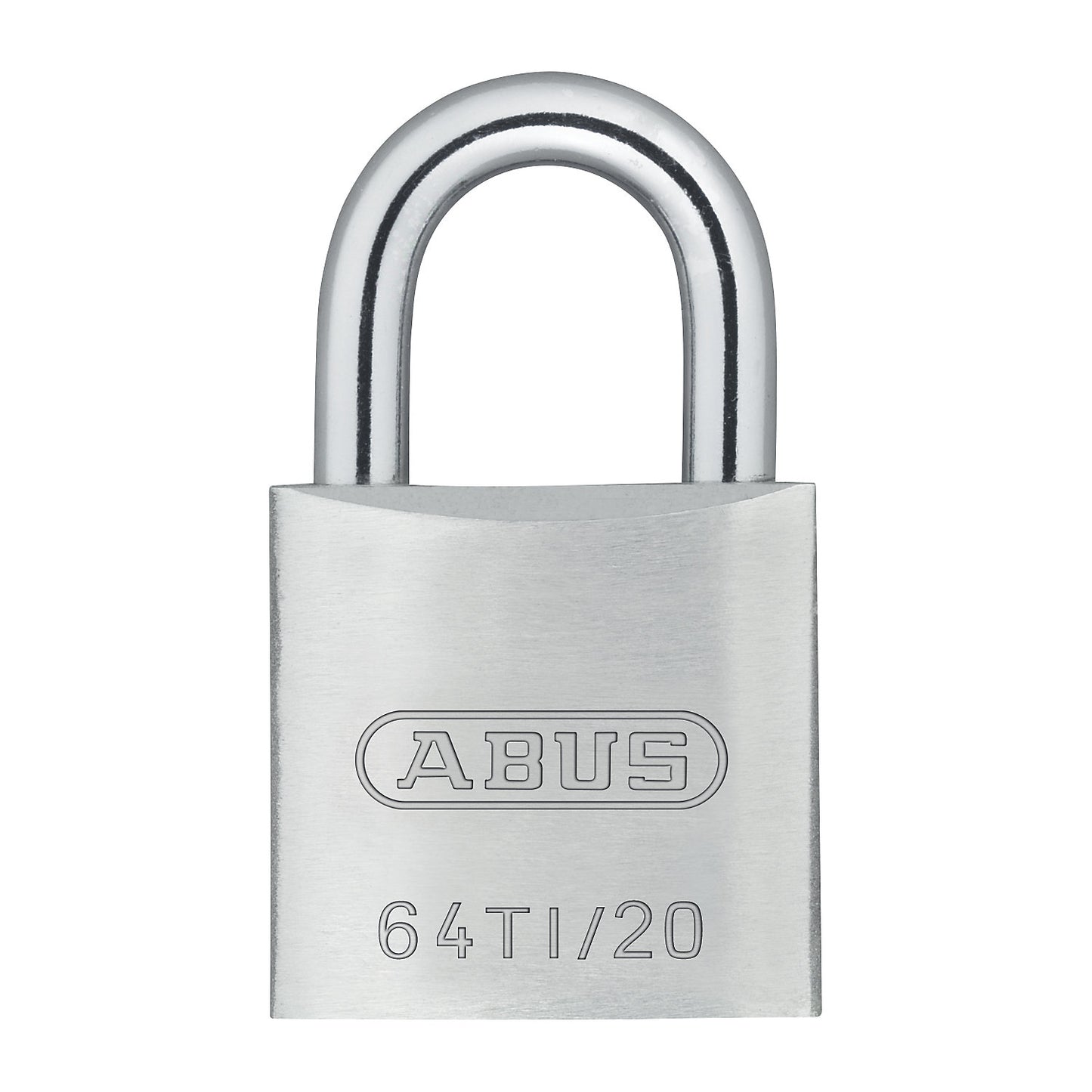 Cylinder padlock, 64TI/20 lock tag, pack of 12, silver.