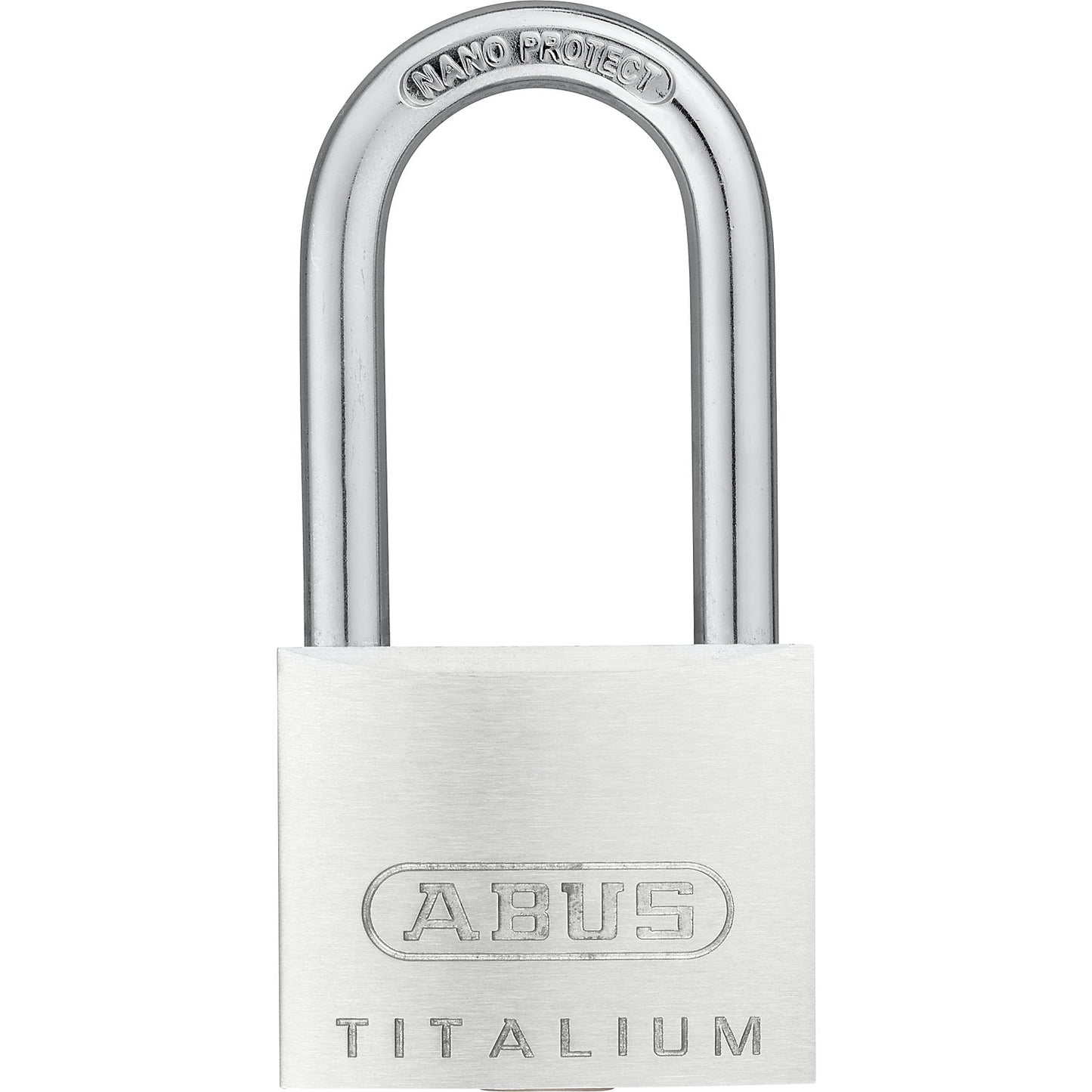 Cylinder padlock, 64TI/40HB40, pack of 3, silver.