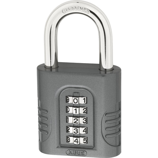 Combination lock, 158/65 B/DFNLI, pack of 3, black.