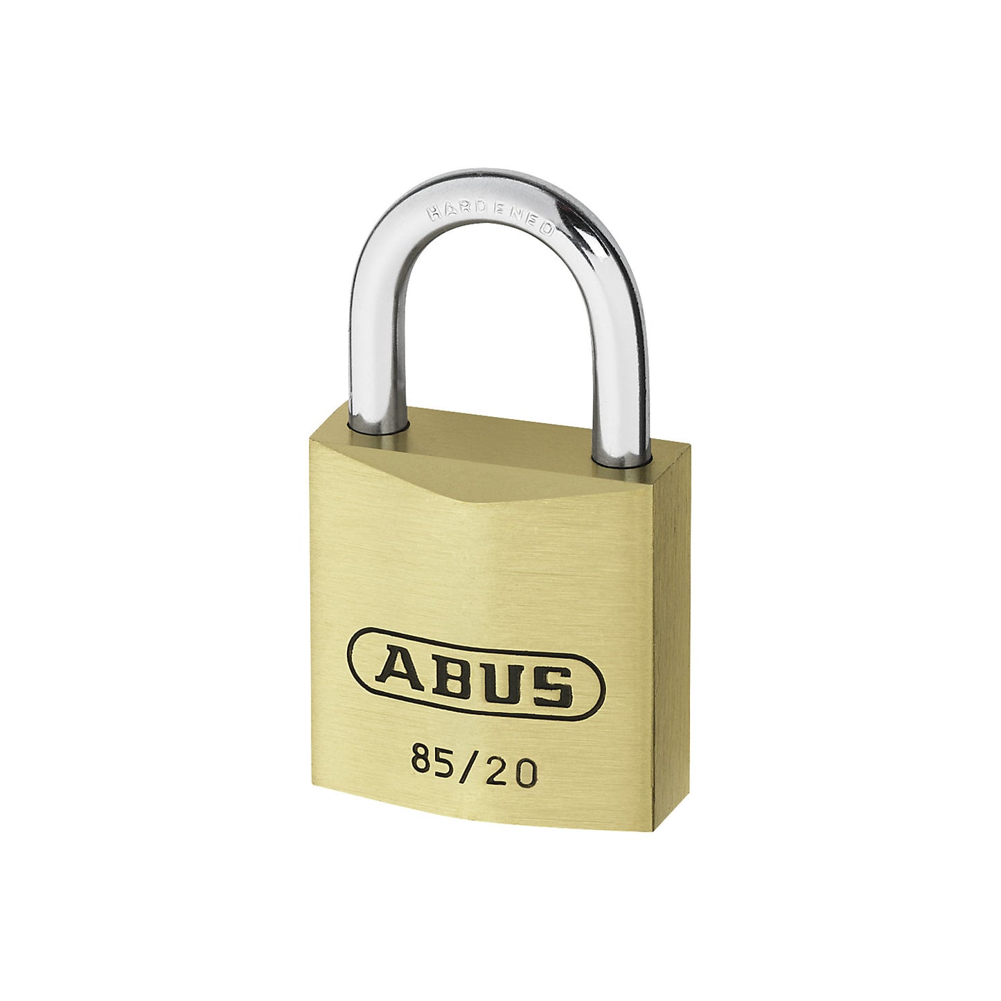 Padlock, 85/20 lock tag, pack of 6, brass.