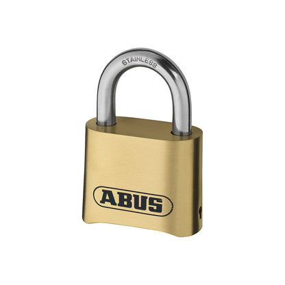 Combination lock, 180IB/50 B/SB, pack of 6, brass.