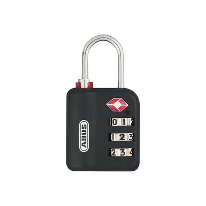 Luggage lock, 147TSA/30 B, pack of 12, black.