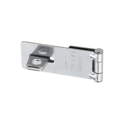 Hasp, 200/75 B/SB, pack of 6, silver.