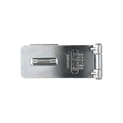 Hasp, 200/95 B/SB, pack of 6, silver.