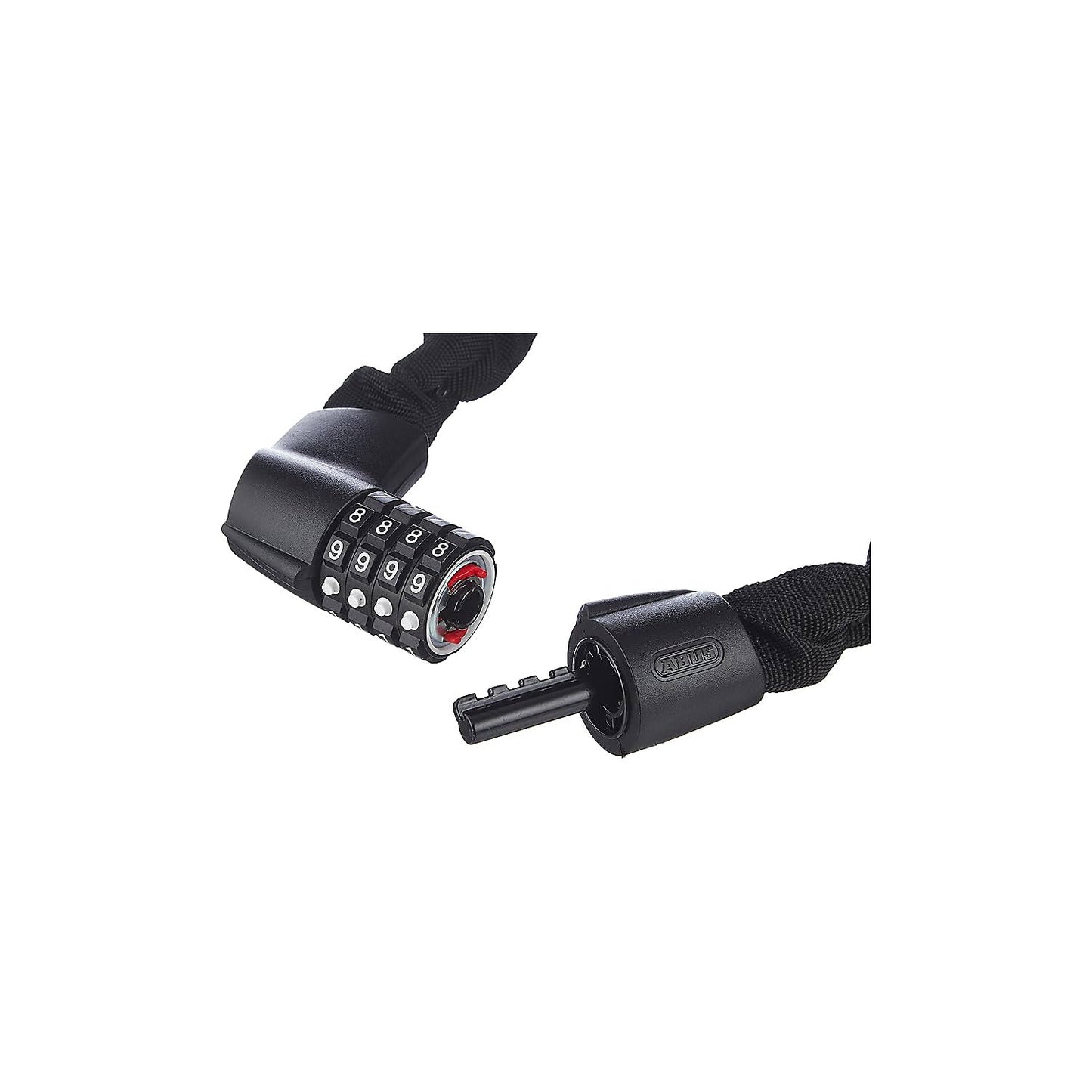 Bike lock, 1385/110, pack of 2, black.