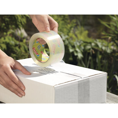 PP packing tape, tesapack® Eco & Strong, pack of 36 rolls, transparent, tape width 50 mm.
