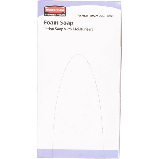 Foaming soap refill, pack of 6 pouches of 800 ml, moisturising.