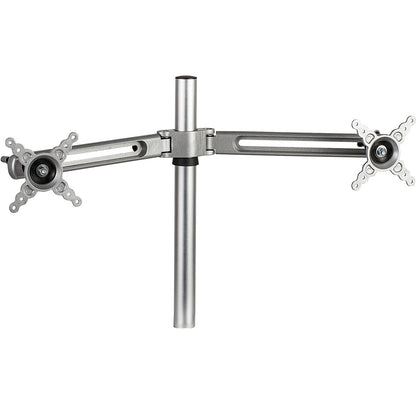 Lotus™ monitor arm, double arm for 2 monitors, silver.