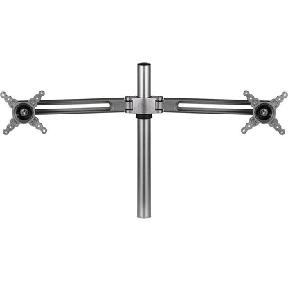 Lotus™ monitor arm, double arm for 2 monitors, silver.