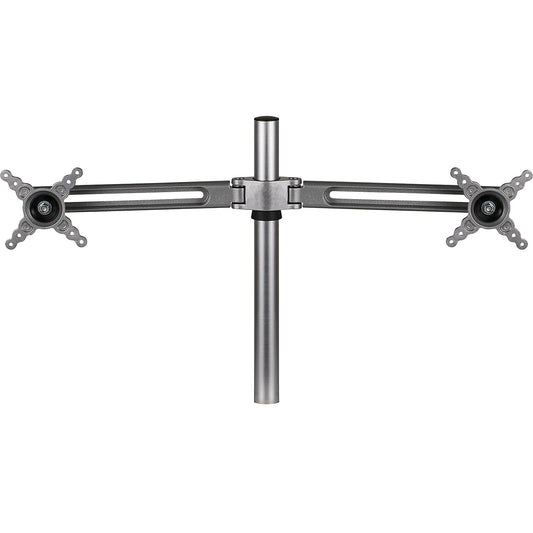 Lotus™ monitor arm, double arm for 2 monitors, silver.