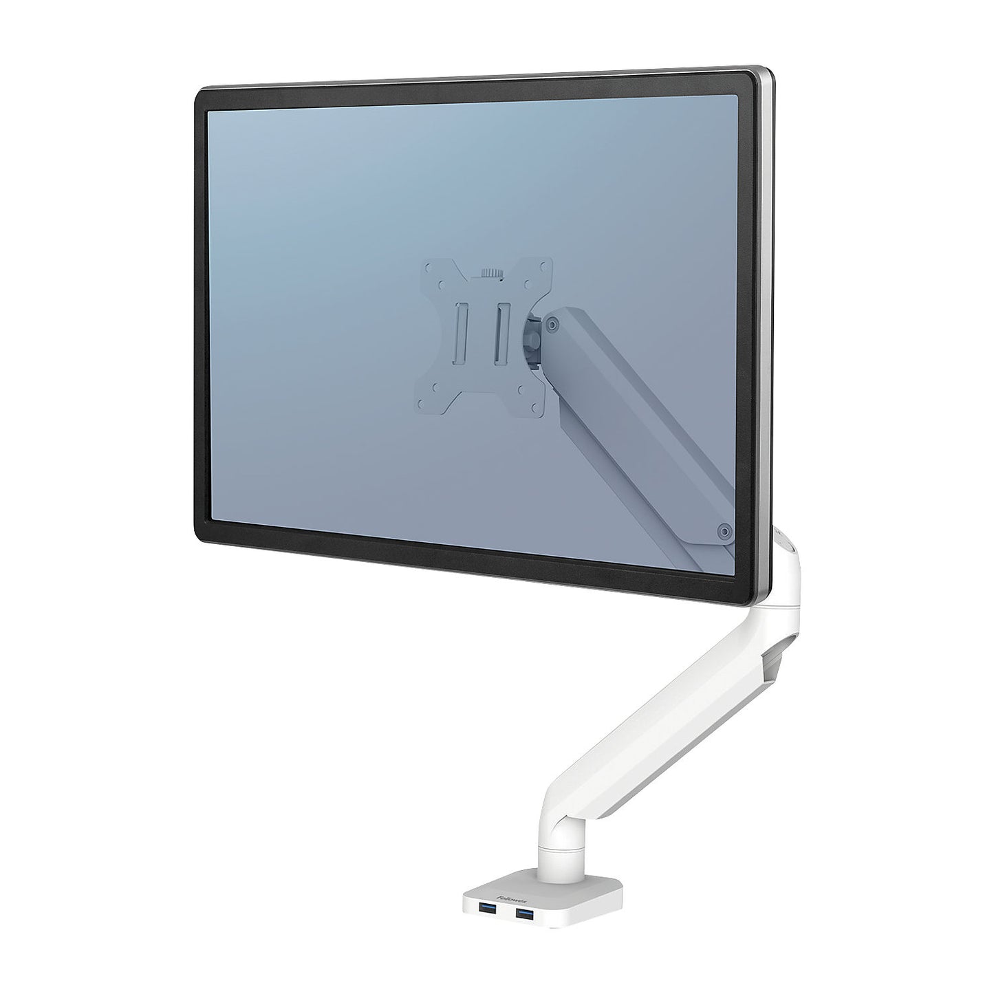 PLATINUM SERIES monitor arm, single arm for 1 monitor, white.