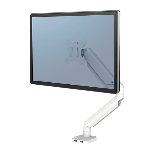 PLATINUM SERIES monitor arm, single arm for 1 monitor, white.