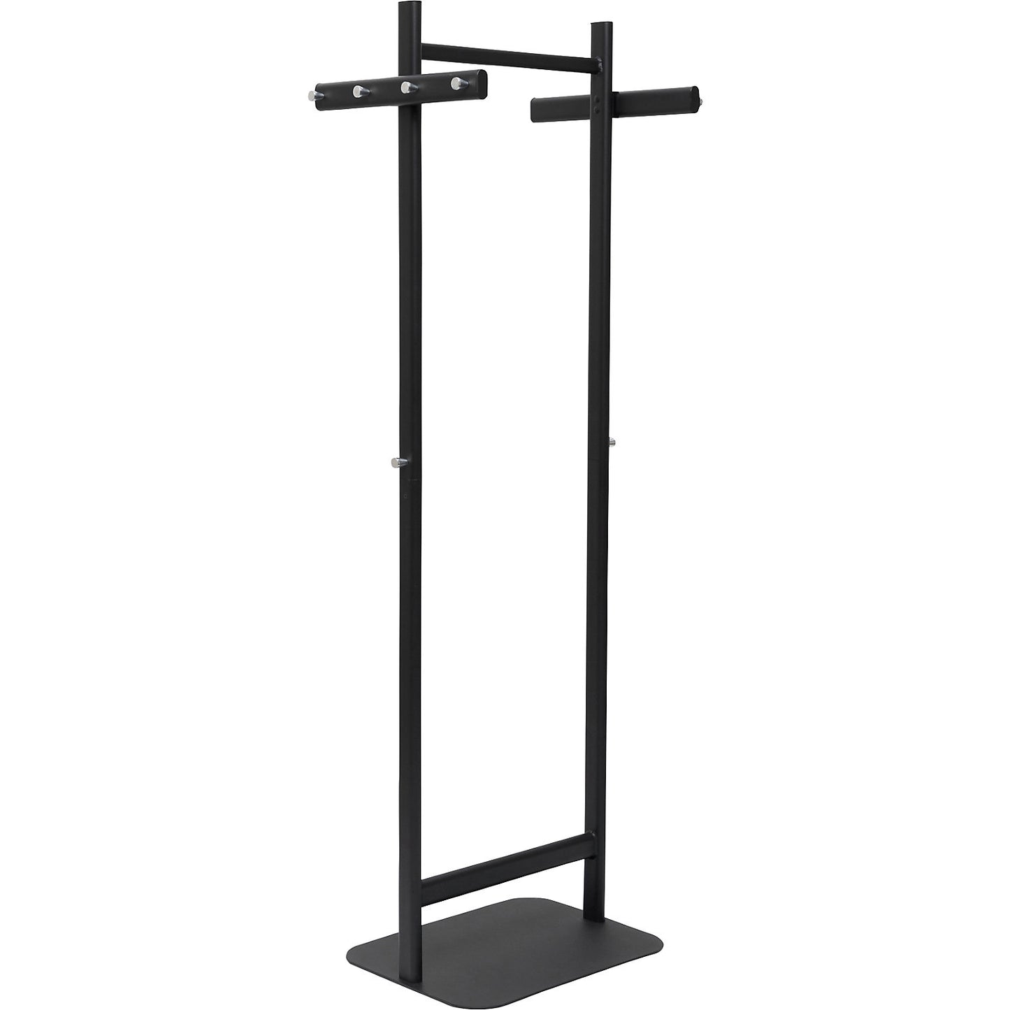 MAULsalsa coat stand, height 1720 mm, 10 hooks, matt black.