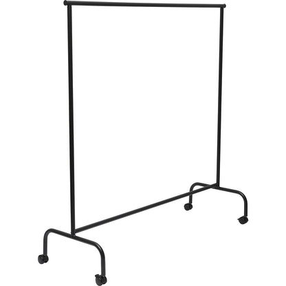 MAULlimbo coat stand, HxWxD 1560 x 1510 x 500 mm, mobile, matt black.