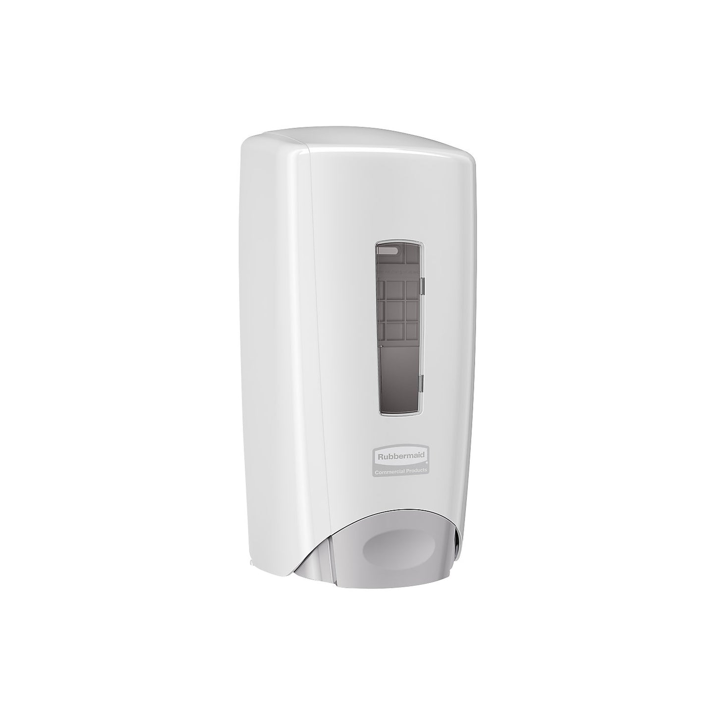 FLEX™ soap dispenser, filling quantity 1.3 l, white plastic.