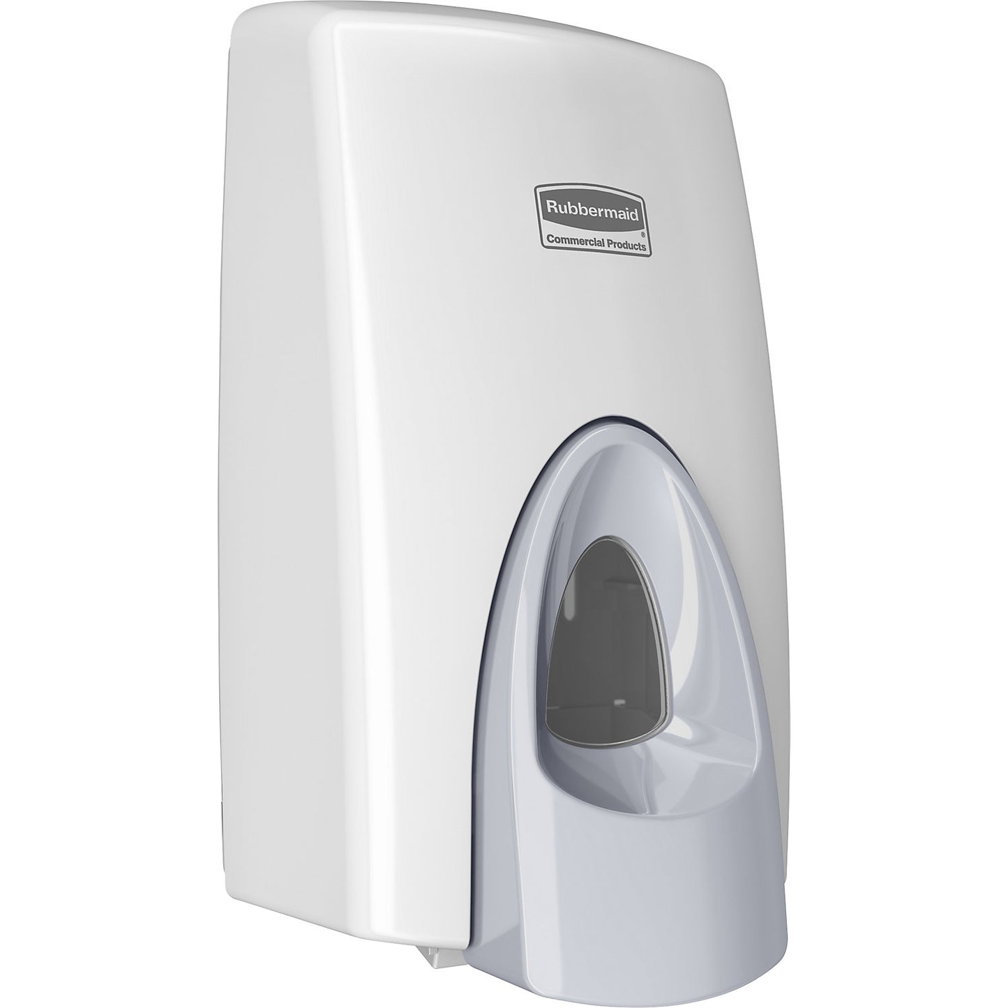 Foaming soap dispenser, filling quantity 0.8 l, plastic, white.