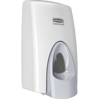 Foaming soap dispenser, filling quantity 0.8 l, plastic, white.