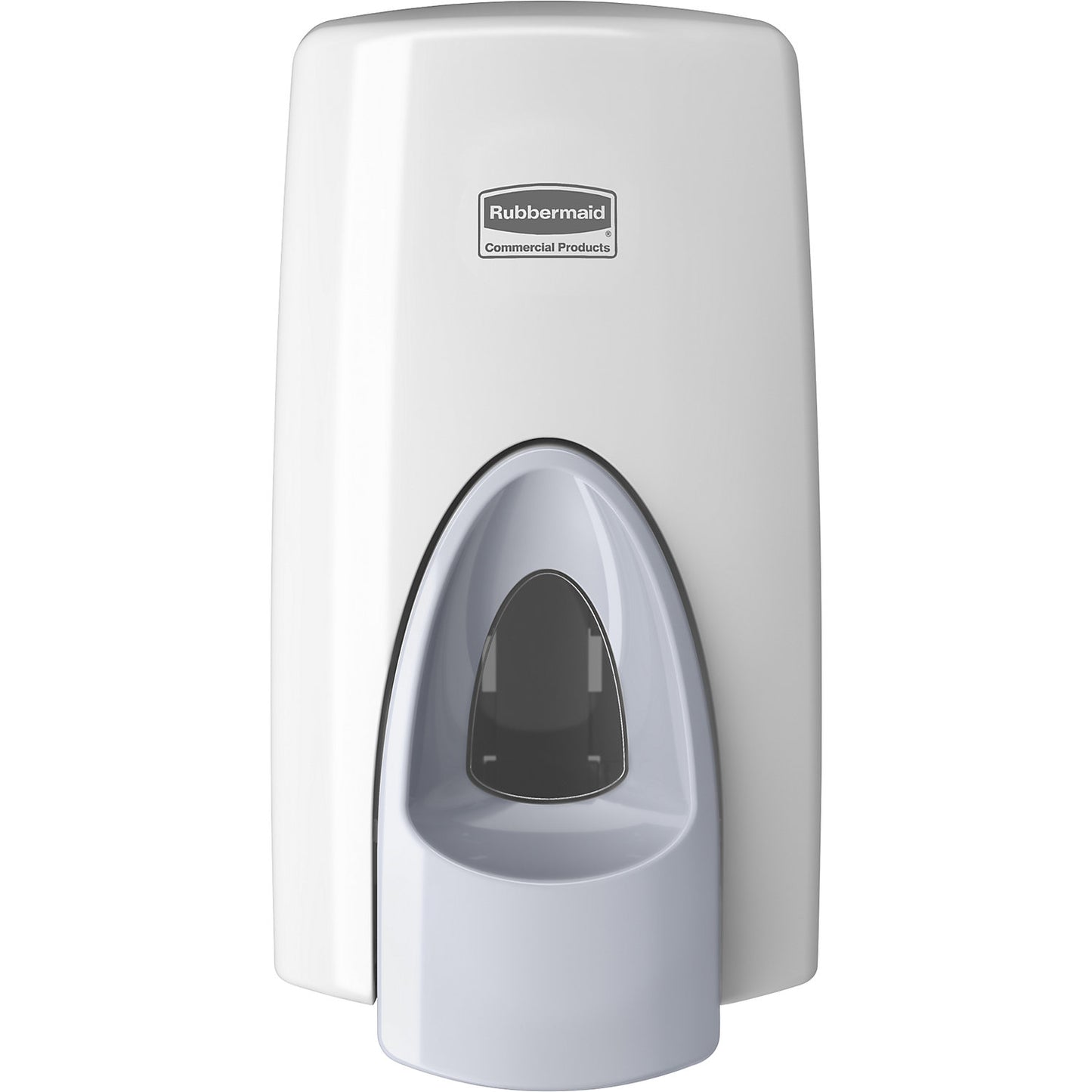 Foaming soap dispenser, filling quantity 0.8 l, plastic, white.