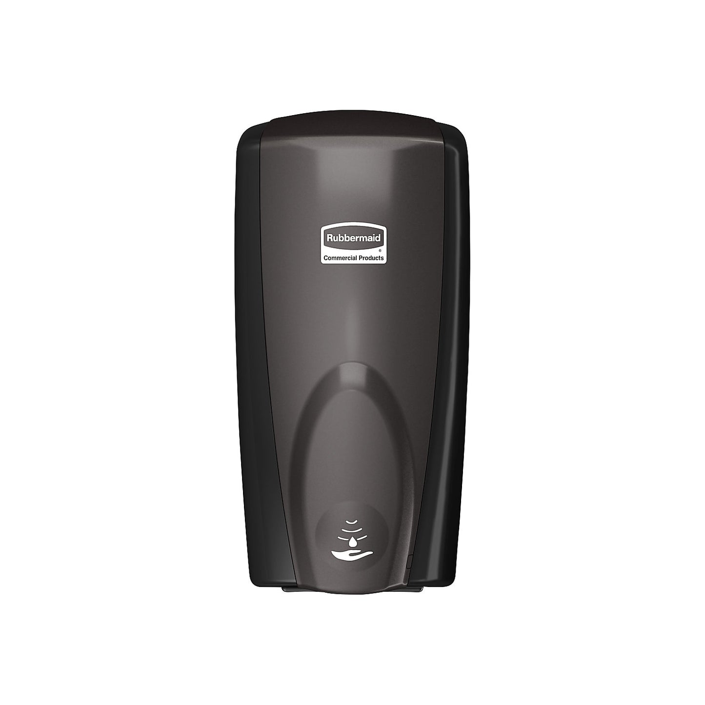 NO-TOUCH soap/disinfectant dispenser, filling quantity 1.1 l, plastic, black-pearl black.