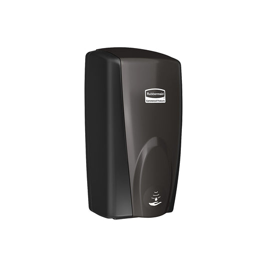 NO-TOUCH soap/disinfectant dispenser, filling quantity 1.1 l, plastic, black-pearl black.