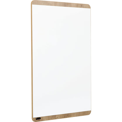NATURAL whiteboard, frame in wood finish, board white, WxH 750 x 1150 mm.