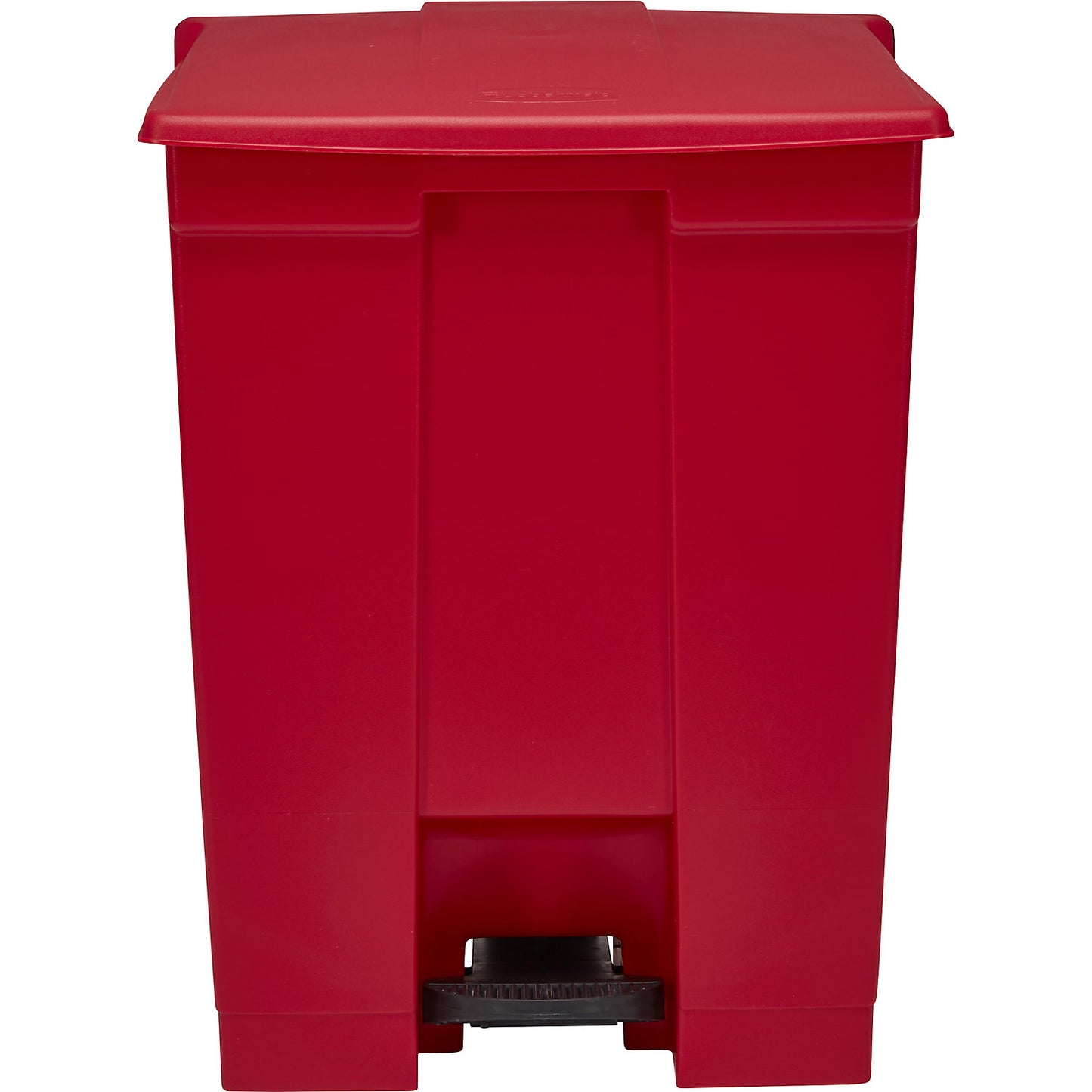 Foot pedal bin, industry, made of polyethylene, capacity 68 l, red.