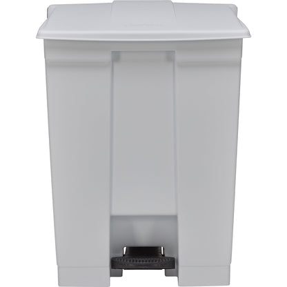 Foot pedal bin, industry, made of polyethylene, capacity 68 l, white.