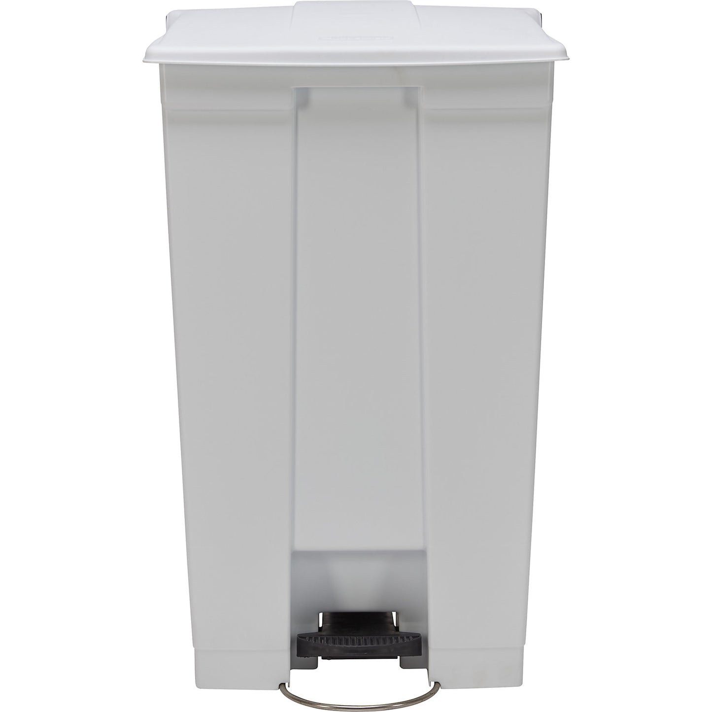 Foot pedal bin, industry, made of polyethylene, capacity 87 l, white.