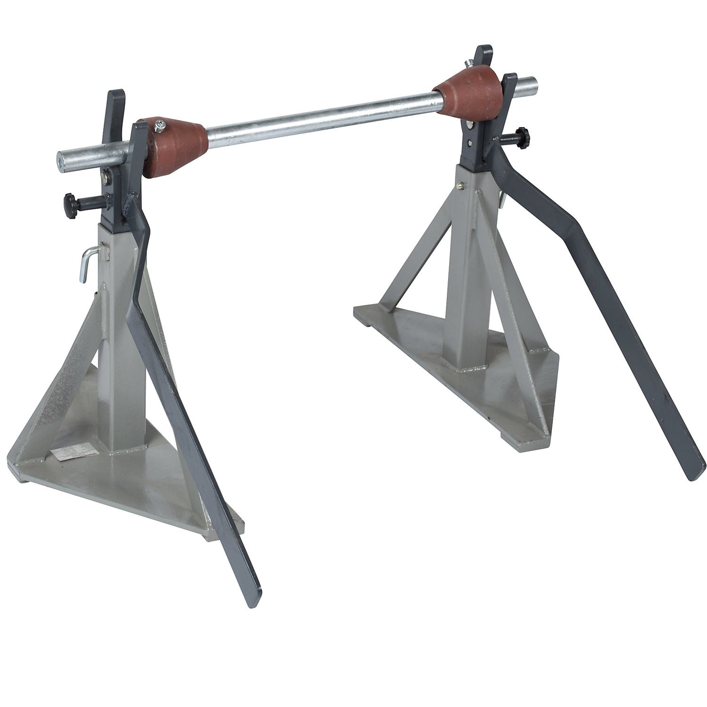 Drum unwinder, with axle bearing, for drum Ø 710 - 1000 mm.