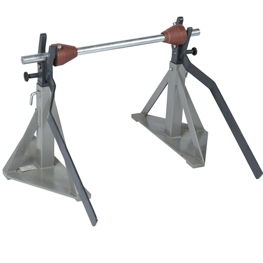 Drum unwinder, with axle bearing, for drum Ø 710 - 1000 mm.