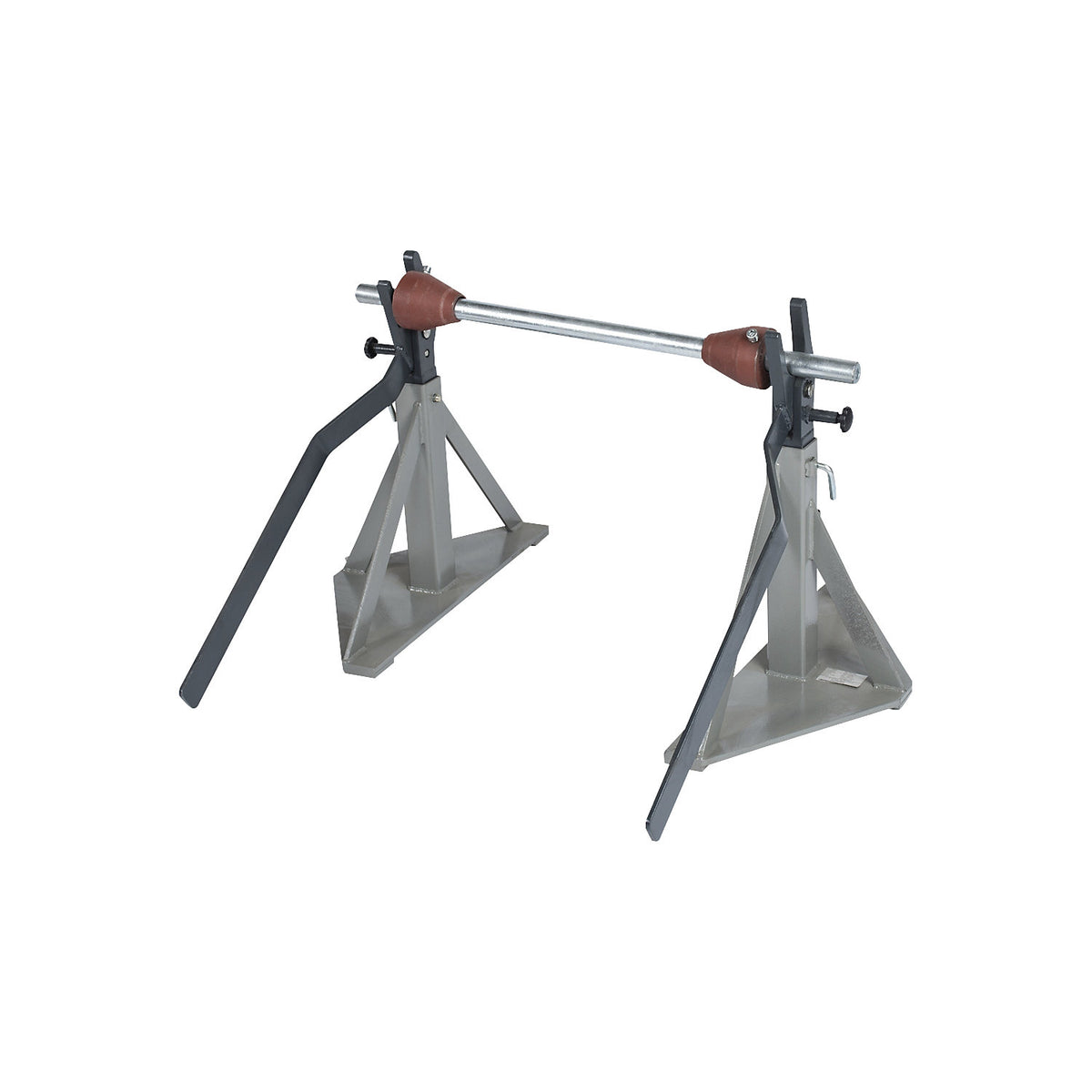 Drum unwinder, with axle bearing, for drum Ø 900 - 1400 mm.