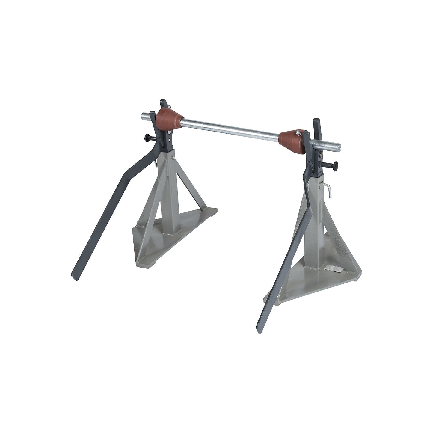 Drum unwinder, with axle bearing, for drum Ø 900 - 1400 mm.