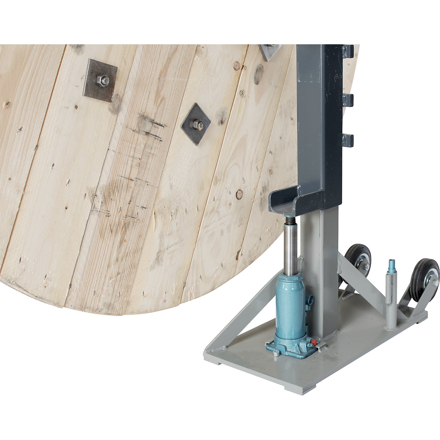 Drum unwinder, with manual hydraulics, for drum Ø 900 - 2000 mm.