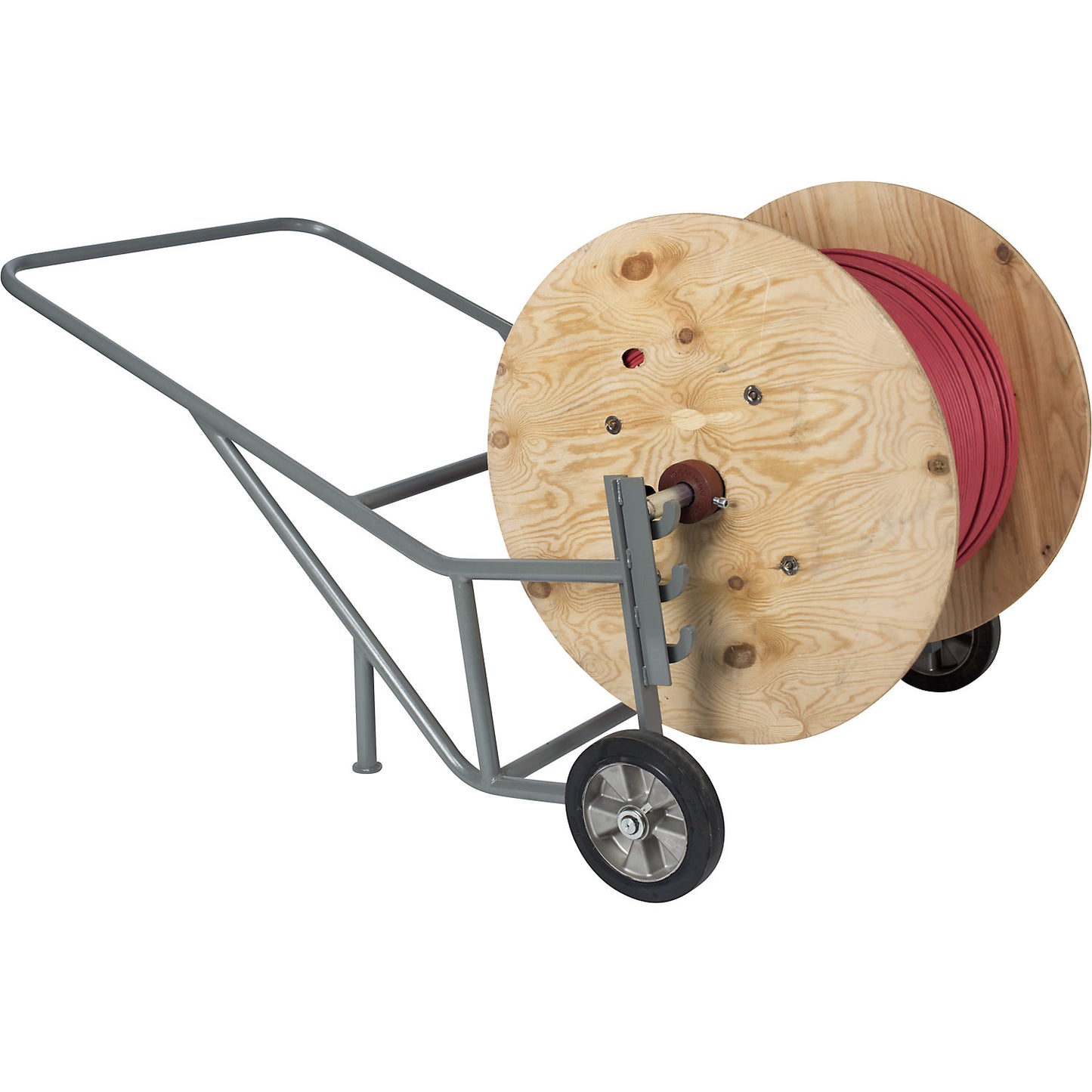 Drum platform trolley, drum unwinder, for drum Ø 500 - 1000 mm.