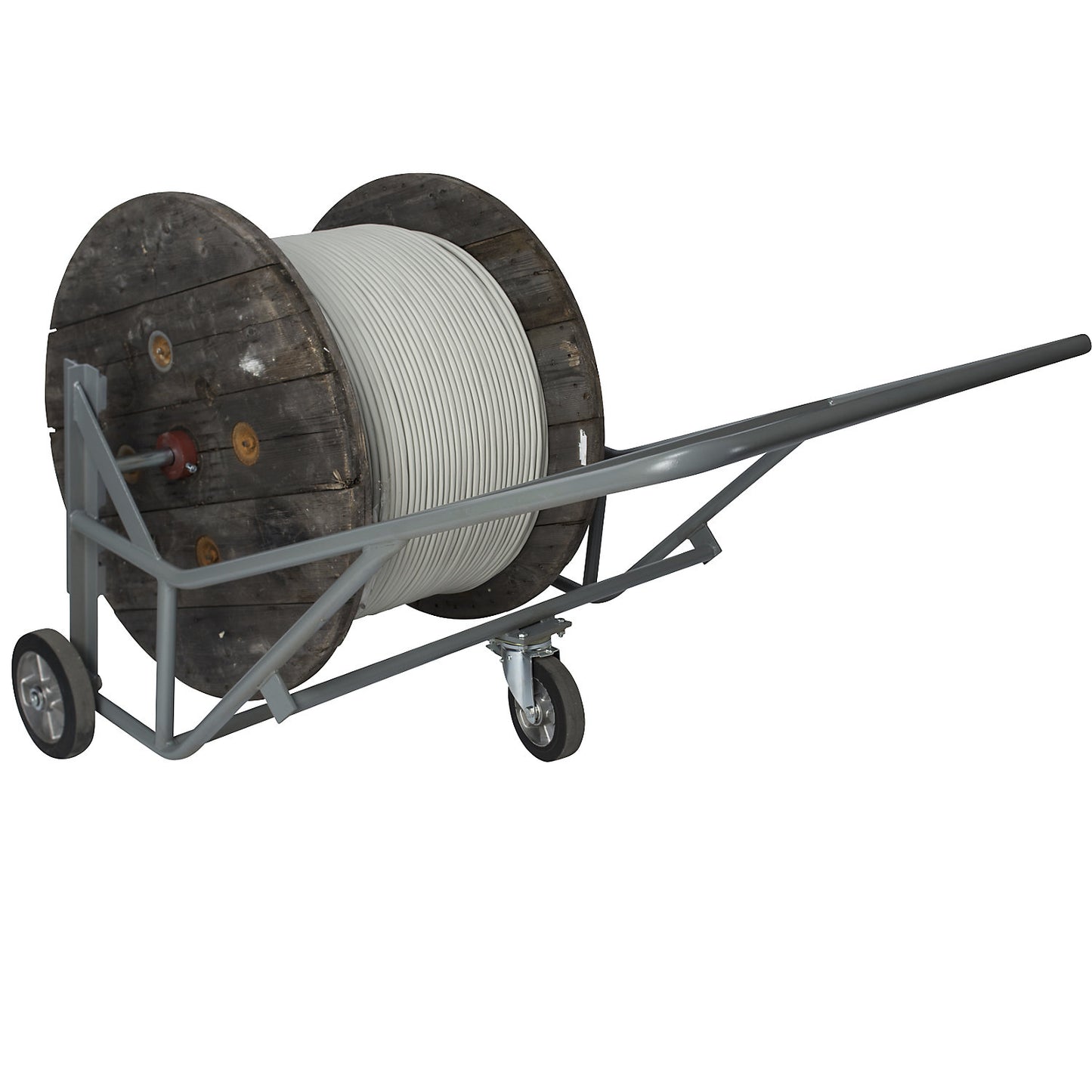 Drum platform trolley, drum unwinder, for drum Ø 500 - 1250 mm.
