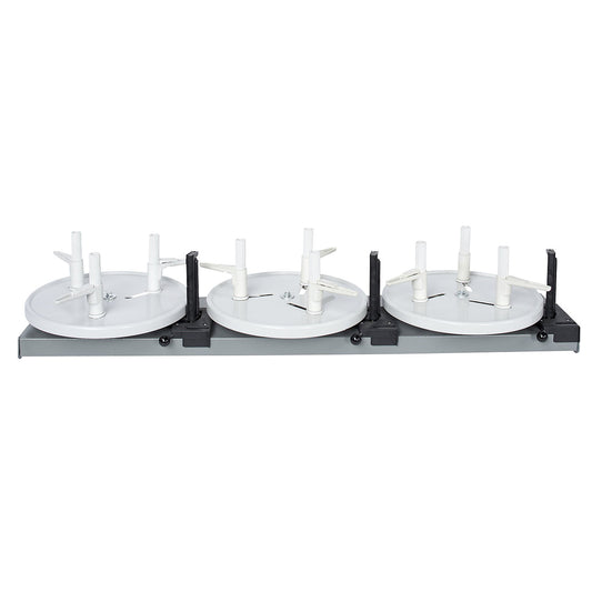 Unwinding/storage system, for 3 cable rings, min. outside ring Ø 290 mm.