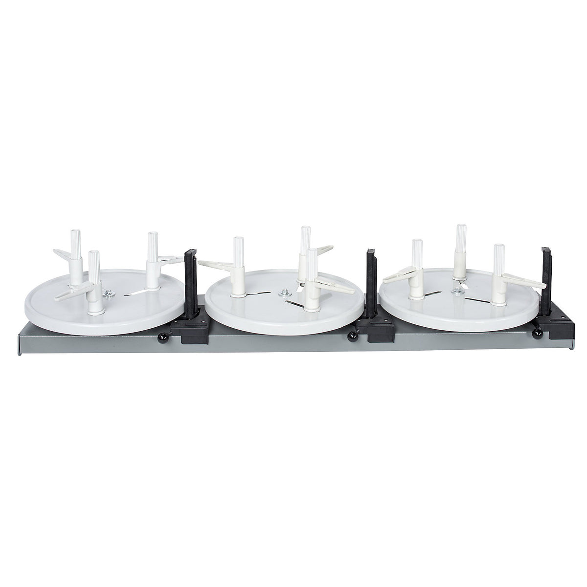 Unwinding/storage system, for 3 cable rings, min. outside ring Ø 290 mm.