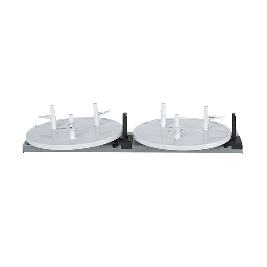 Unwinding/storage system, for 2 cable rings, min. outside ring Ø 440 mm.