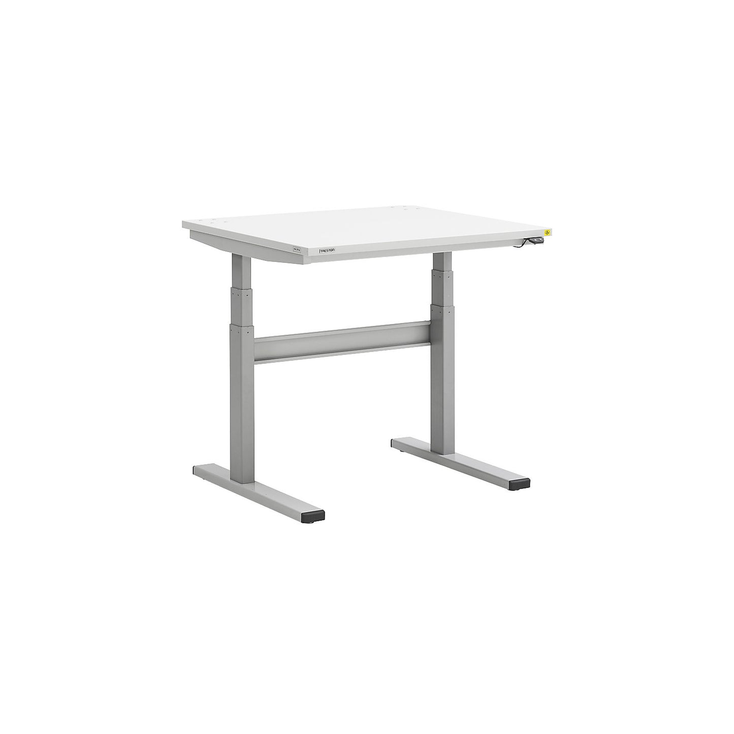 Work table, electric height adjustment, height 630 - 1270 mm, ESD model, WxD 900 x 800 mm.