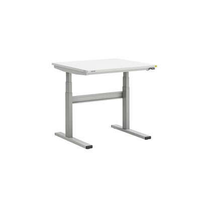 Work table, electric height adjustment, height 630 - 1270 mm, ESD model, WxD 900 x 800 mm.