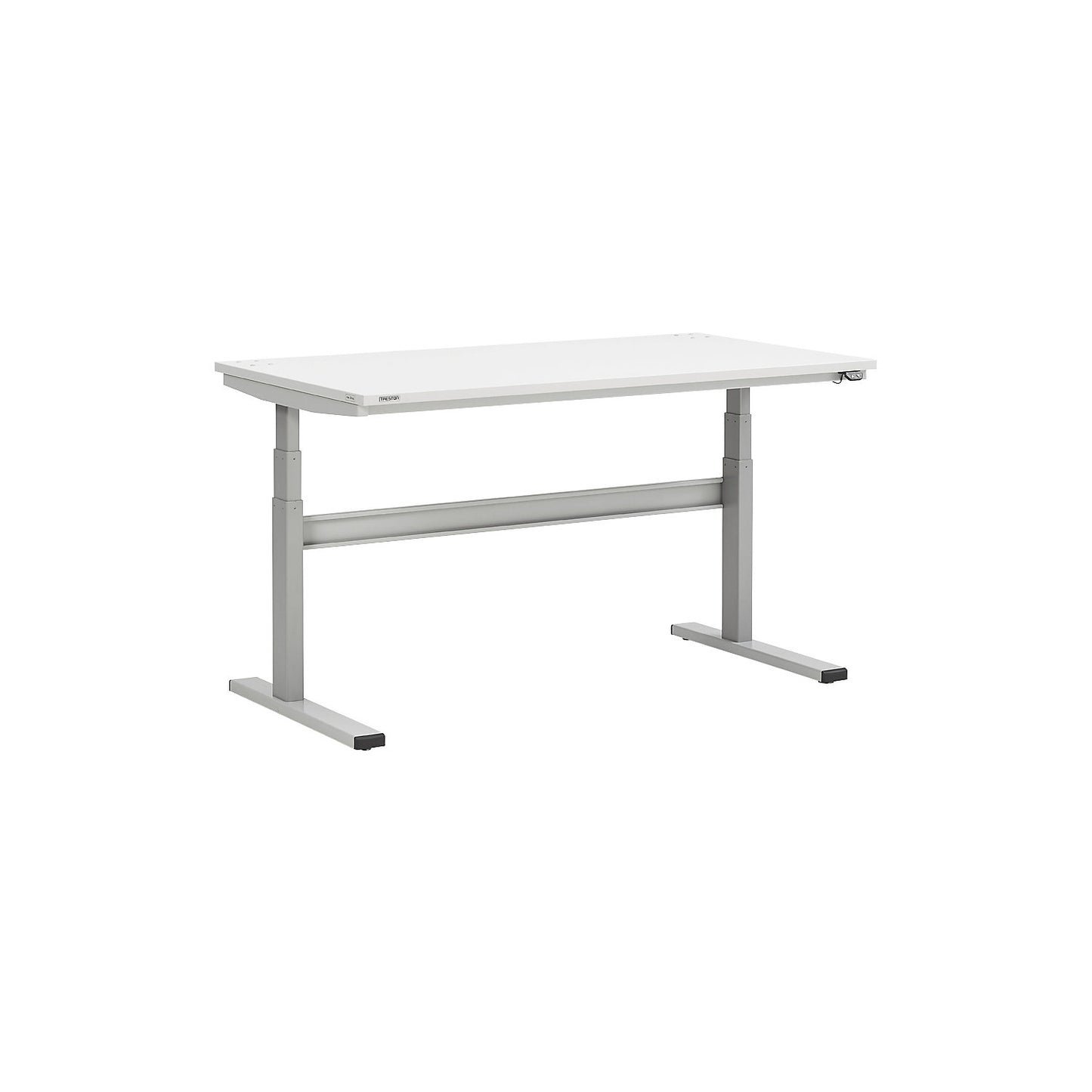 Work table, electric height adjustment, height 630 - 1270 mm, standard model, WxD 1500 x 800 mm.