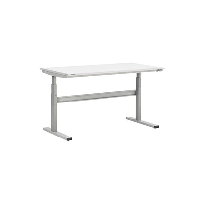 Work table, electric height adjustment, height 630 - 1270 mm, standard model, WxD 1500 x 800 mm.