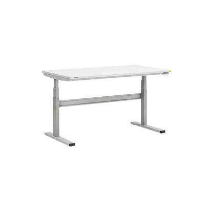 Work table, electric height adjustment, height 630 - 1270 mm, ESD model, WxD 1500 x 800 mm.