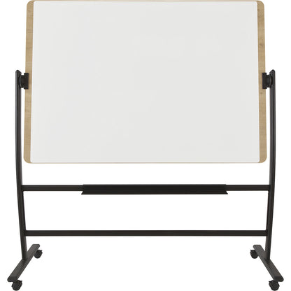NATURAL mobile whiteboard, steel, painted, HxWxD 1720 x 1620 x 640 mm.